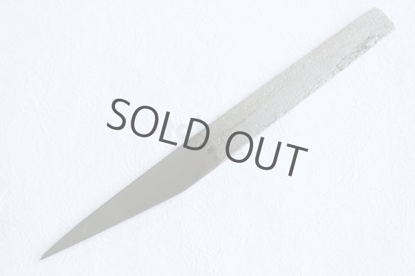 Photo5: Kiridashi kuri kogatana wood grain Takao Shibano Japanese woodworking Knife blue-2 70mm (5)