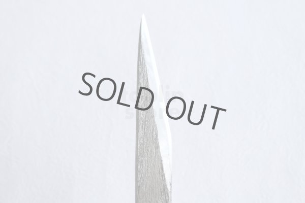 Photo4: Kiridashi kuri kogatana wood grain Takao Shibano Japanese woodworking Knife blue-2 70mm (4)