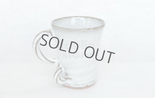 Photo2: Hagi Senryuzan climbing kiln Japanese pottery mug coffee cup tebineri  (2)