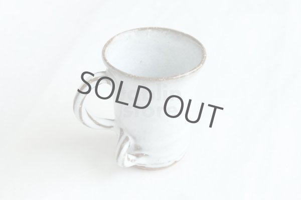 Photo10: Hagi Senryuzan climbing kiln Japanese pottery mug coffee cup tebineri  (10)