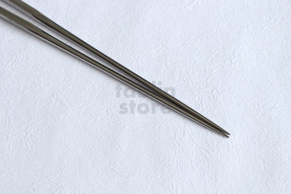 Photo6: Moribashi Chopsticks all stainless Sakai Takayuki Japanese sushi chef tool 15cm (6)