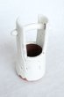 Photo2: Hagi yaki ware Japanese vase white glaze teoka en Seigan H 23.5cm (2)