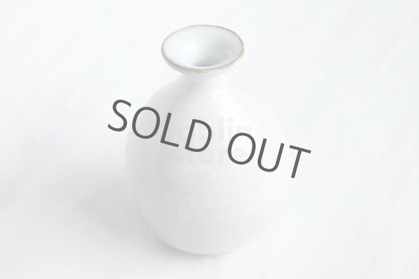 Photo10: Hagi ware Senryuzan climbing kiln Japanese vase yohen single flower H12cm (10)
