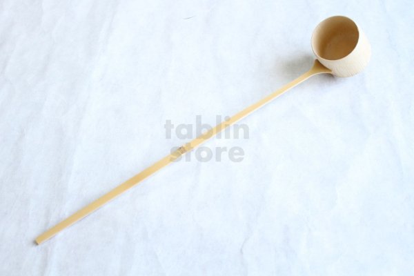 Photo8: Japanese teathings bamboo ladle HISHAKU 41cm Furo-and-Ro Yasaburo Suikaen (8)