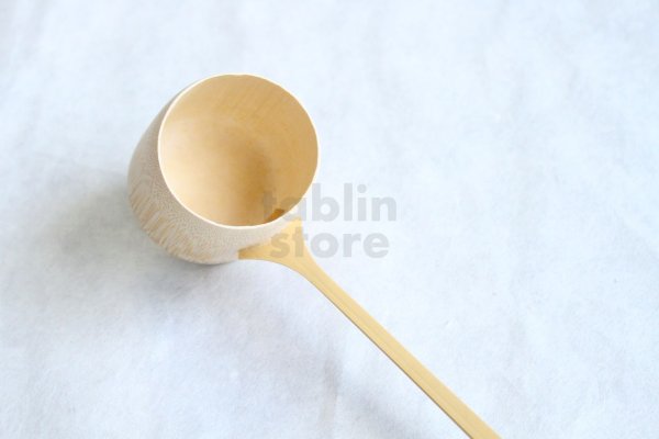 Photo6: Japanese teathings bamboo ladle HISHAKU 41cm Furo-and-Ro Yasaburo Suikaen (6)