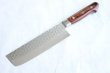 Photo3: SAKAI TAKAYUKI Damascus 17 Layer VG10 Nakiri vegetable knife 160mm (3)
