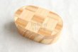 Photo7: Japanese cedar Bento Lunch Box wooden Serving bowl ami oval 490ml (7)