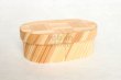 Photo2: Japanese cedar Bento Lunch Box wooden Serving bowl ami oval 490ml (2)