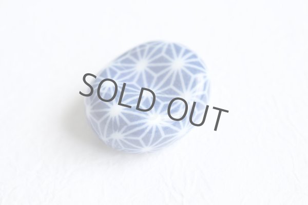 Photo3: Japanese wooden chopsticks & blue bean wamonyo rests with Gift wrapping box (3)