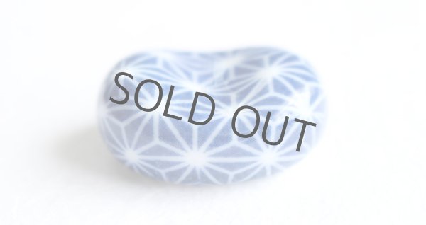 Photo2: Japanese wooden chopsticks & blue bean wamonyo rests with Gift wrapping box (2)