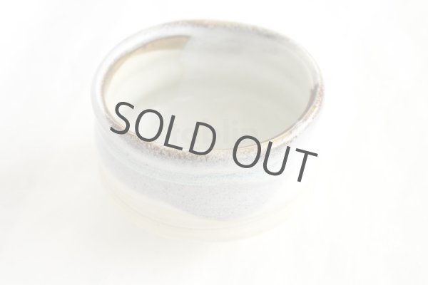 Photo6: Mino ware pottery Japanese tea ceremony bowl Matcha chawan sabi nagashi hai (6)