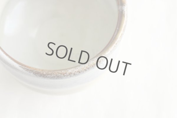 Photo7: Mino ware pottery Japanese tea ceremony bowl Matcha chawan sabi nagashi hai (7)