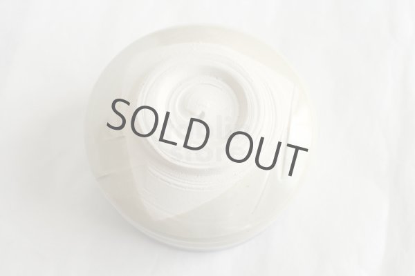 Photo8: Mino ware pottery Japanese tea ceremony bowl Matcha chawan sabi nagashi hai (8)