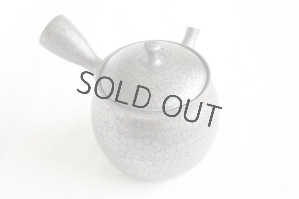 Photo11: Tokoname ware Japanese tea pot kyusu ceramic strainer YT Shoryu tenmoku 270ml (11)