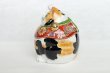 Photo5: Japanese Lucky Cat Kutani yaki ware Porcelain Kenaga mike H 11.5cm (5)