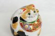 Photo3: Japanese Lucky Cat Kutani yaki ware Porcelain Kenaga mike H 11.5cm (3)