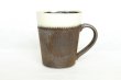 Photo7: Kiyomizu Japanese pottery tea mug coffee cup Daisuke white-line black 250ml (7)