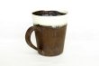 Photo5: Kiyomizu Japanese pottery tea mug coffee cup Daisuke white-line black 250ml (5)