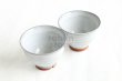 Photo2: Hagi ware Japanese pottery yunomi tea cups haku white glaze 180ml set of 5 (2)