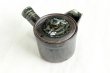 Photo4: Arita imari sd Porcelain Japanese tea pot kyusu kurooribe tokudai 430ml (4)