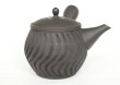 Photo2: Tokoname ware Japanese tea pot kyusu ceramic strainer YT Sekiryu notanaga 300ml (2)
