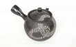 Photo9: Tokoname Japanese tea pot kyusu Komatsu ceramic tea strainear enmaru 310ml (9)