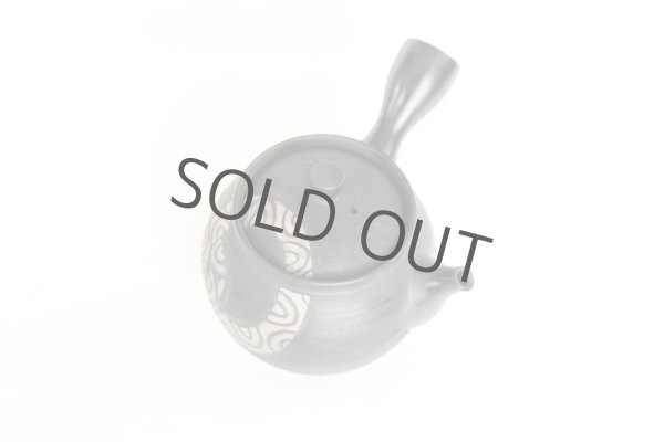 Photo10: Tokoname Japanese tea pot kyusu Komatsu ceramic tea strainear enmaru 310ml (10)