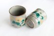 Photo6: Kutani Porcelain Japanese tea cups yon sanchabana  (set of 2) (6)