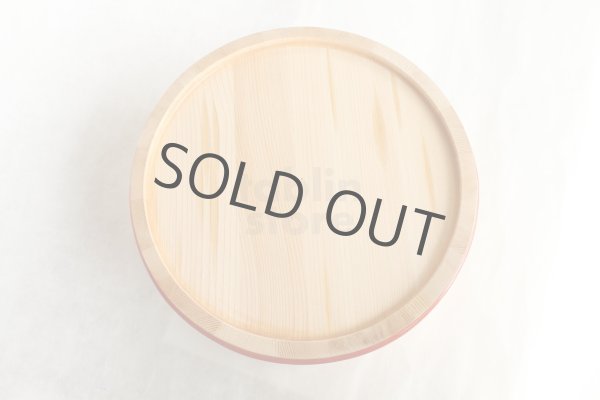 Photo4: Japanese natural wood Basin sawara resin hoop D22.5cm (4)