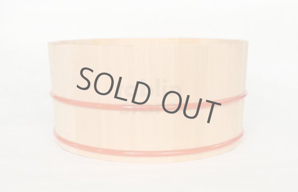 Photo3: Japanese natural wood Basin sawara resin hoop D22.5cm (3)