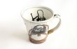 Photo11: Kutani Porcelain Japanese mug coffee tea cup daruma D 9.5cm (11)