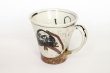 Photo3: Kutani Porcelain Japanese mug coffee tea cup daruma D 9.5cm (3)