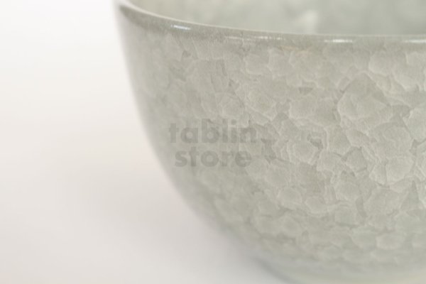 Photo13: Kiyomizu Japanese pottery tea ceremony bowl matcha chawan gray hyoretsu Junzo (13)