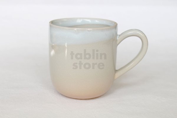 Photo4: Hagi yaki ware Japanese pottery mug coffee cup himedo 330ml (4)