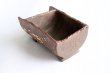 Photo8: Tokoname Bonsai pot garden tree Japanese pottery bamboo shape yakishime W132mm (8)