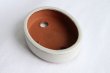 Photo3: Tokoname Bonsai pot garden tree Japanese pottery oval Yozan Eimei shiro W153mm (3)