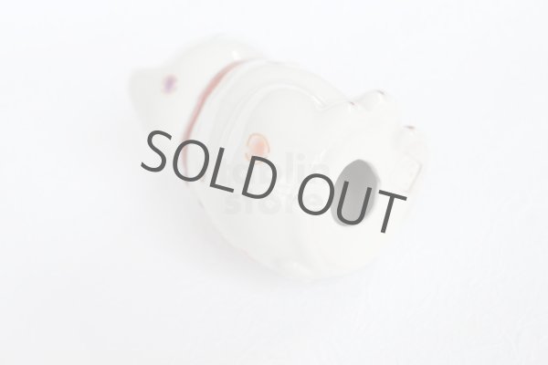 Photo4: Japanese Lucky Cat Kutani Porcelain Maneki Neko polka-dotted H8cm (4)