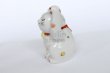 Photo3: Japanese Lucky Cat Kutani Porcelain Maneki Neko polka-dotted H8cm (3)