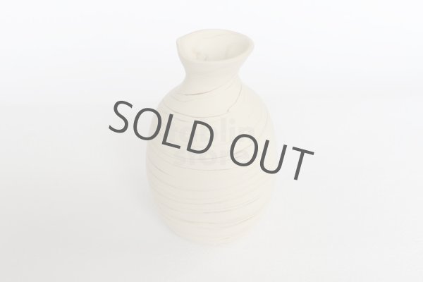 Photo11: Tokoname Japanese sake bottle cup set YT Kenji nerikomi Tokkuri guinomi (11)