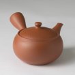 Photo1: Tokoname tea pot kyusu Jinsui Kiwami shudei red shin maru 250ml (1)