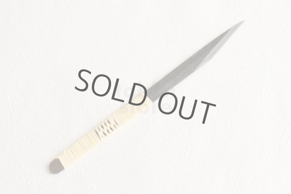 Photo2: Wood Carving Chisel knife Okeya Fujimaki kurouchi Kiridashi white 2 steel BW12mm (2)