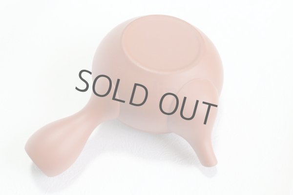 Photo7: Tokoname tea pot kyusu Jinsui Kiwami shudei red naka hira 270ml (7)