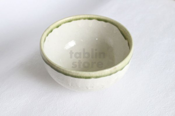 Photo9: Shigaraki pottery Japanese soup noodle serving bowl hisui D140mm (9)