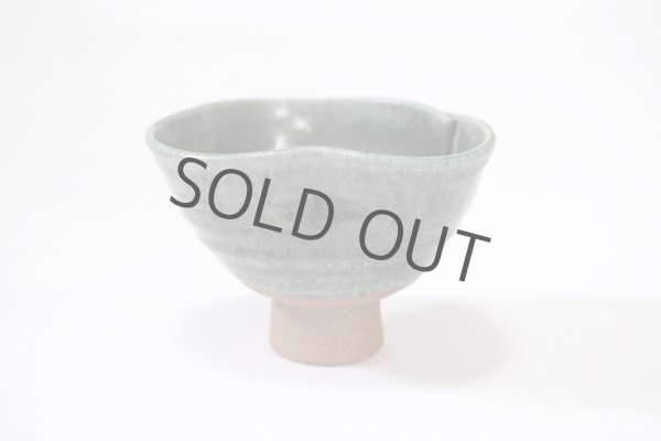 Photo7: Oribe wari takadai matcha green tea chawan bowl  (7)