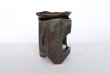 Photo4: Shigaraki pottery tsuchi Japanese tea aroma incense burner holder shinogi H11cm (4)