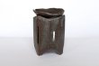 Photo3: Shigaraki pottery tsuchi Japanese tea aroma incense burner holder shinogi H11cm (3)