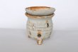 Photo1: Shigaraki pottery tsuchi Japanese tea aroma incense burner holder raku H10cm (1)