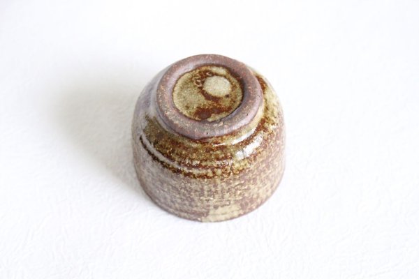Photo10: Shigaraki pottery Japanese Sake bottle & cup set an tyuki (10)