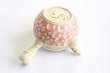 Photo6: Tokoname Japanese tea pot kyusu ceramic strainer Kenji nerikomi pink 280ml (6)