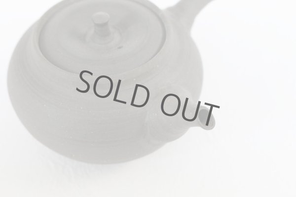 Photo5: Tokoname Kyusu Japanese tea pot yakishime ellipsoidal Gafu Ito 240ml  (5)